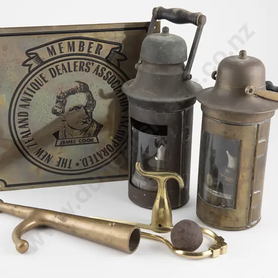 Small Group Of Mixed Brass & Metalware