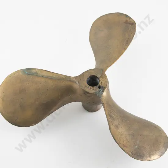 Small 3 Bladed Brass Boat Propellor