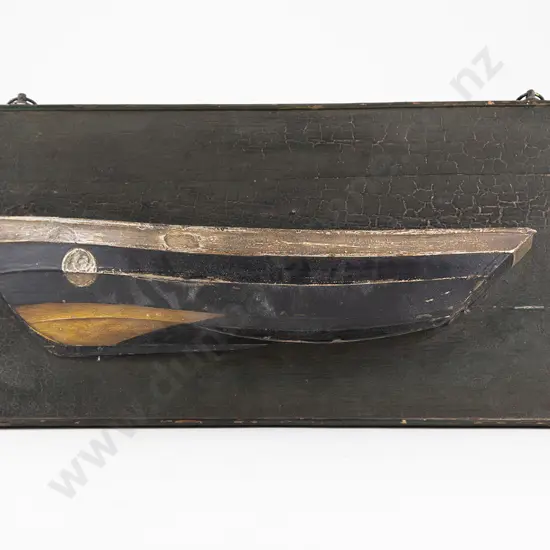 Half Hull Model Of A Coble