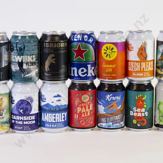 24 330ml Assorted Beer Cans