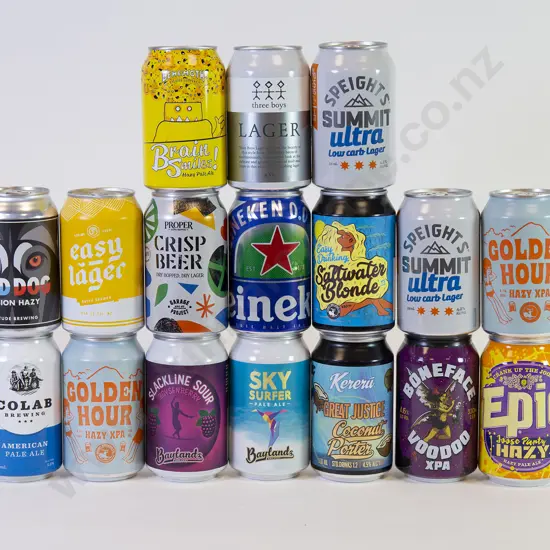 24 330 ml Assorted Beer Cans