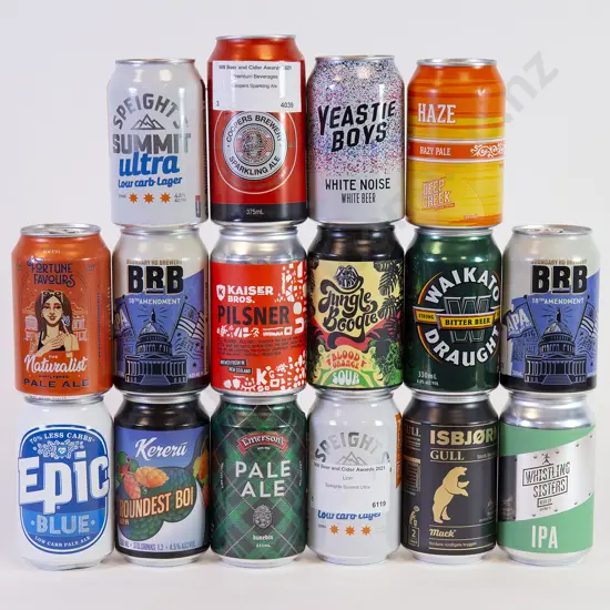 24 330 ml Assorted Beer Cans