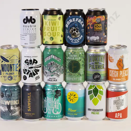 24 330 ml Assorted Beer Cans
