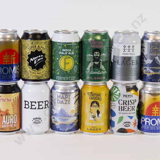 24 330 ml Assorted Beer Cans