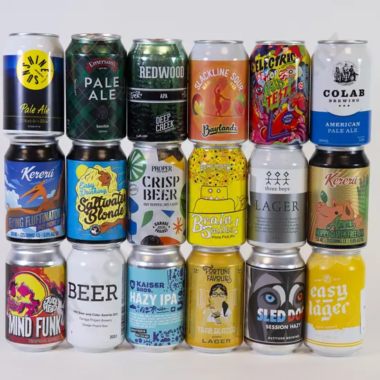 24 330 ml Assorted Beer Cans