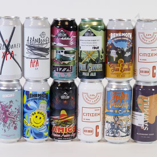 20 500 ml Assorted Beer Cans