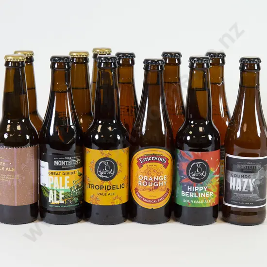 12 Assorted 330ml Bottles of Pale Ale