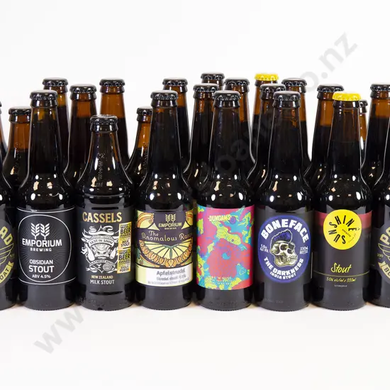 24 Assorted 330ml Bottles of Stout