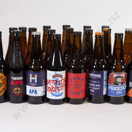 24 Assorted 330ml Bottles of APA