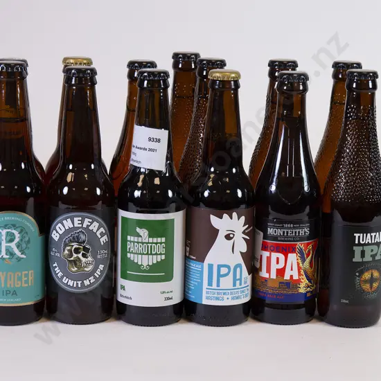 12 Assorted 330ml Bottles of IPA