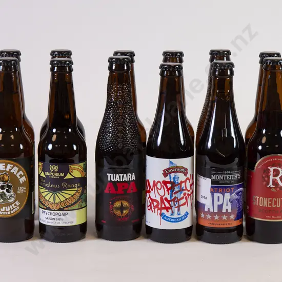 12 330ml Bottles of Assorted Beer