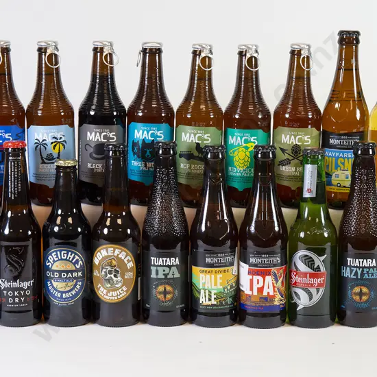 52 330ml Bottles of Assorted Beer