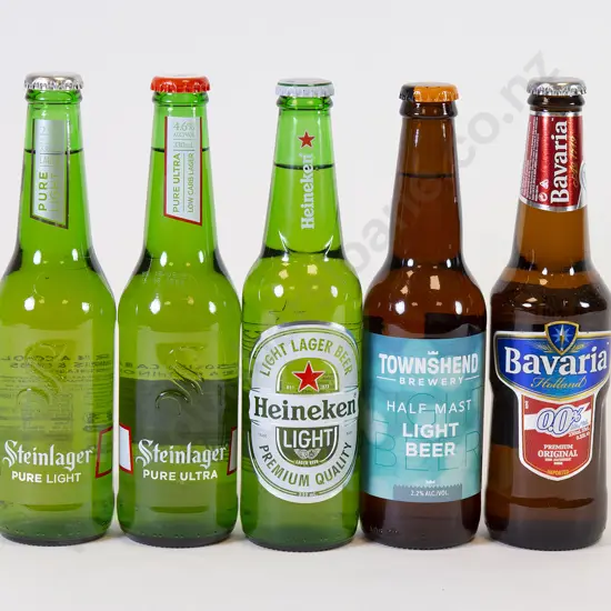 23 330ml Assorted Bottles of Non-Alcoholic and Low-Carb Beer
