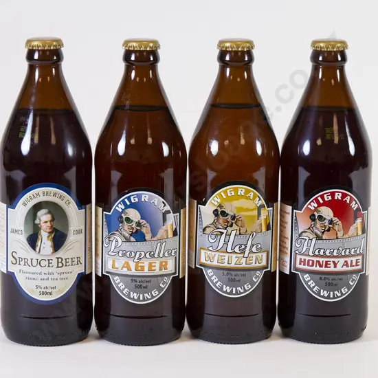 12 500ml Assorted Bottles of Wigram Brewing Co. Beer