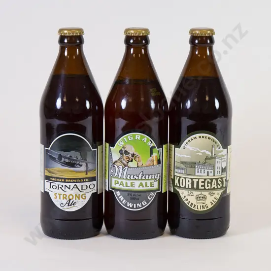 12 500ml Assorted Bottles of Wigram Brewing Co. Beer