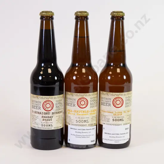 12 500ml Assorted Bottles of Bootleg Brewery Ltd. Beer