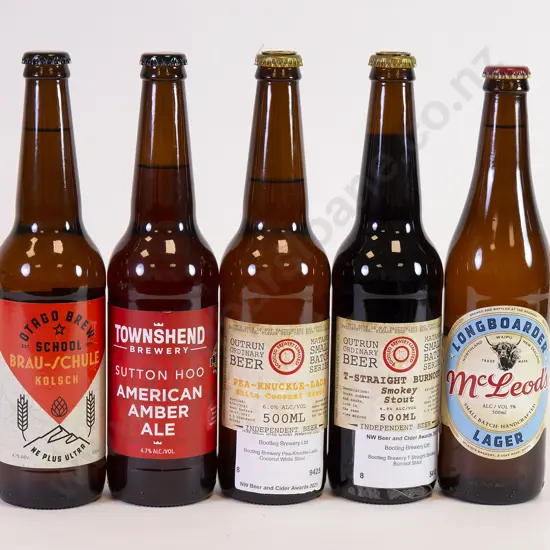 12 500ml Assorted Bottles of Beer