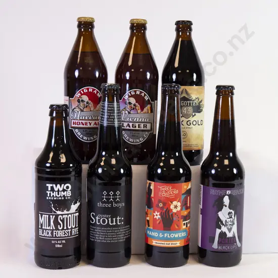 12 500ml Assorted Bottles of Beer