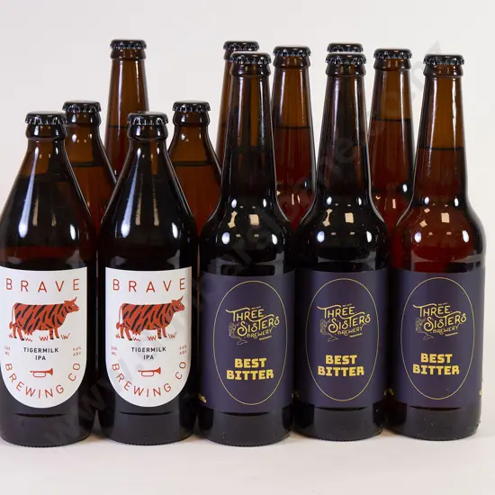 12 500ml Assorted Bottles of Beer