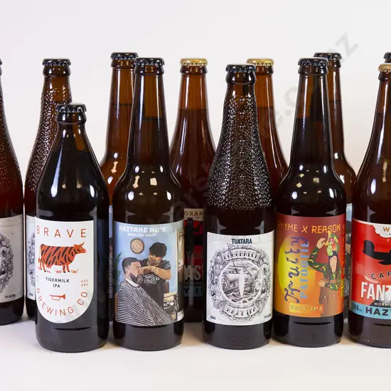 12 500ml Assorted Bottles of Mostly Hazy