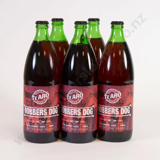 5 750ml Bottles of Te Aro Brewing Co. Sour Cherry Gose
