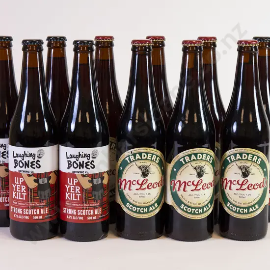 11 550ml Bottles of Assorted Scotch Ale