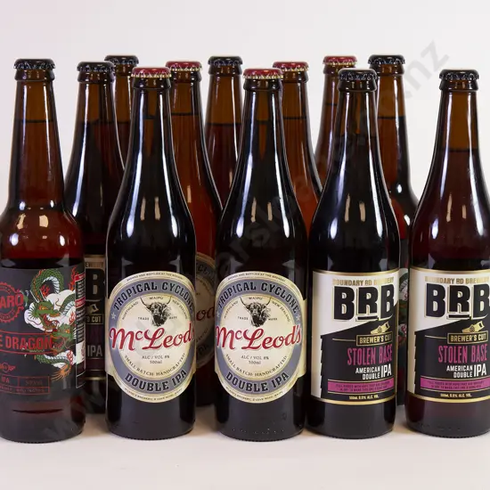 12 500ml Assorted Bottles of Double IPA
