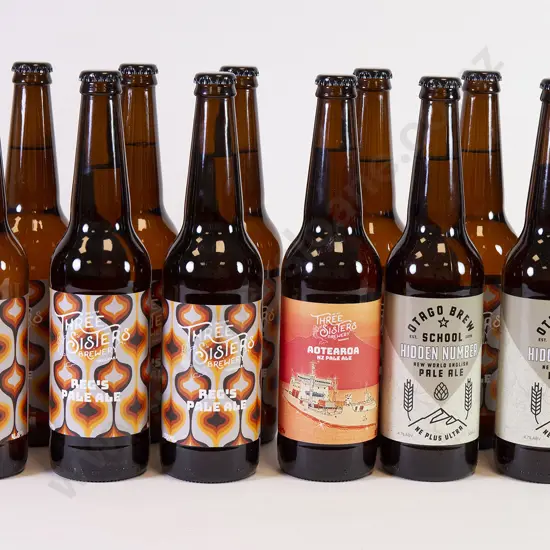 12 500ml Assorted Bottles of Pale Ale