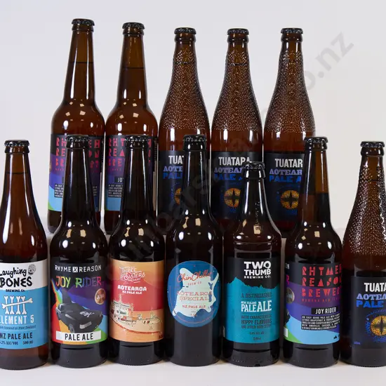 12 500ml Assorted Bottles of Pale Ale