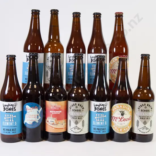 12 500ml Assorted Bottles of Pale Ale
