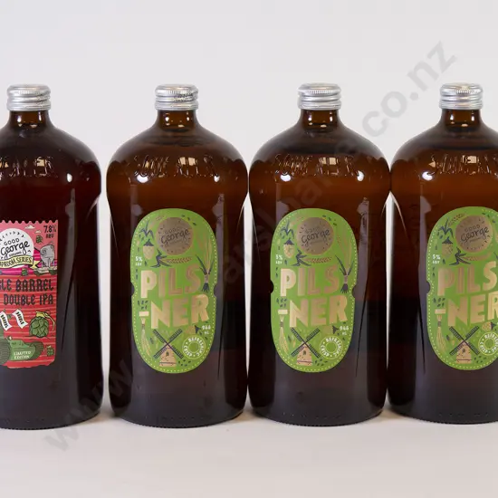 4 946ml Bottles of Good George Assorted Beer