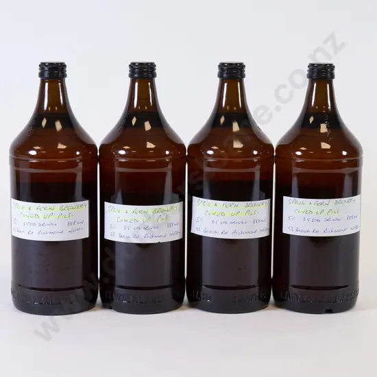 4 888ml Bottles of Sprig & Fern Pilsner