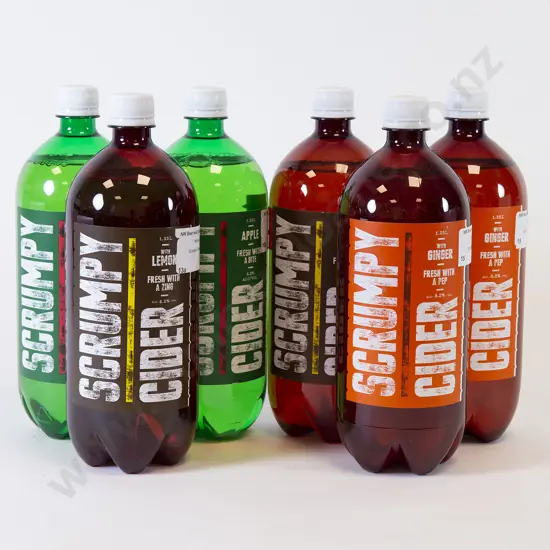 6 1.25L Bottles of Assorted Scrumpy