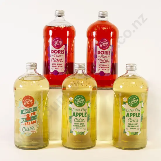 5 946ml Bottles of Assorted Good George Cider