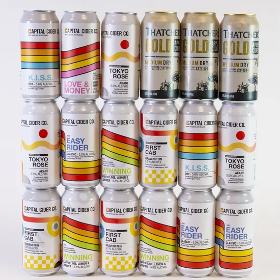18 500ml Cans of Assorted Cider