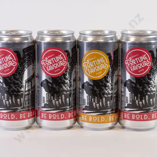 4 946ml Cans of Assorted Fortune Favors Seltzer