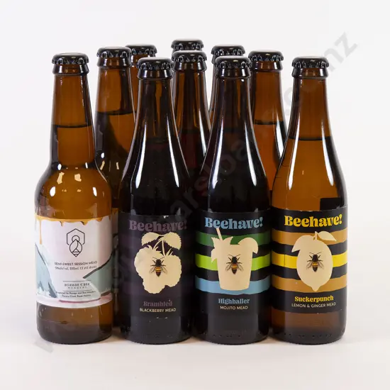 10 330ml Bottles of Assorted Mead