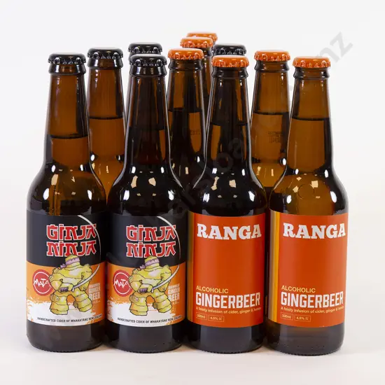 11 330ml Bottles of Assorted Alcoholic Ginger Beer