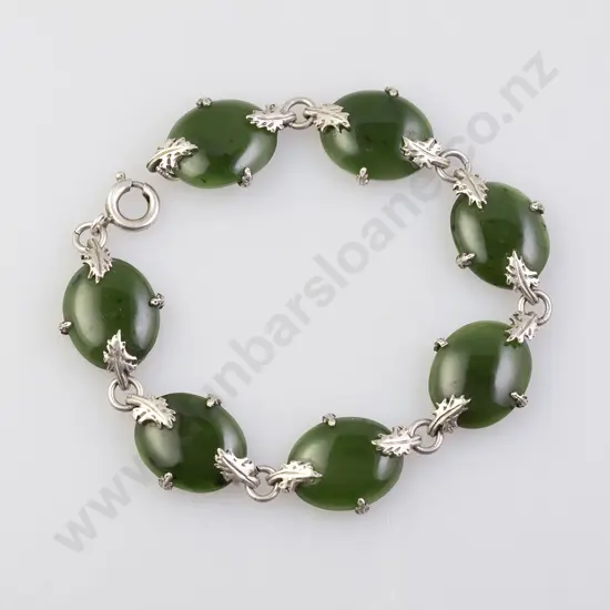 S/S Greenstone Bracelet