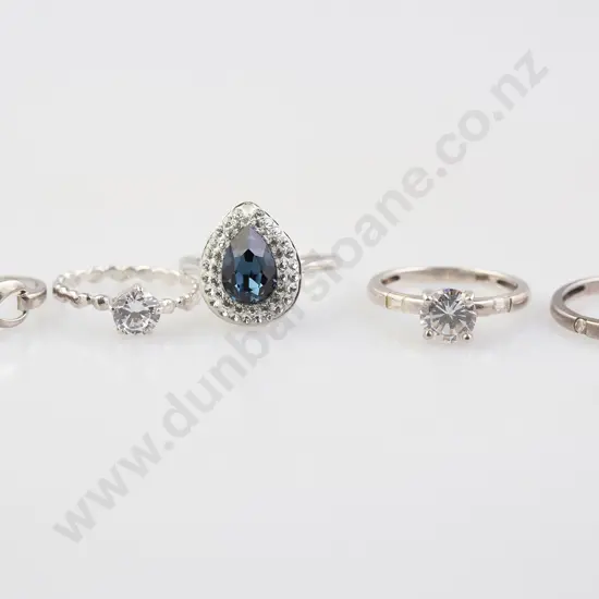 Five S/S and Gem Rings