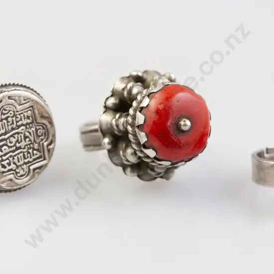 Three Antique North African Rings
