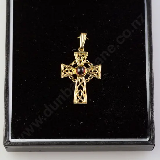 9ct Celtic Design Cross Pendant
