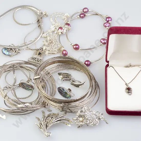 Selection of Silver Jewellery