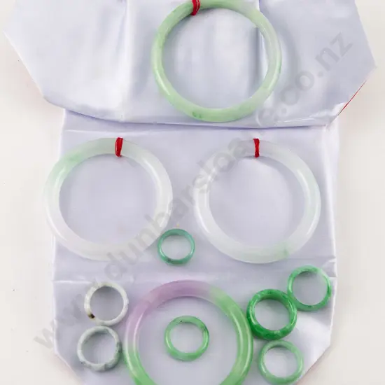 Four Jade Style Bangles