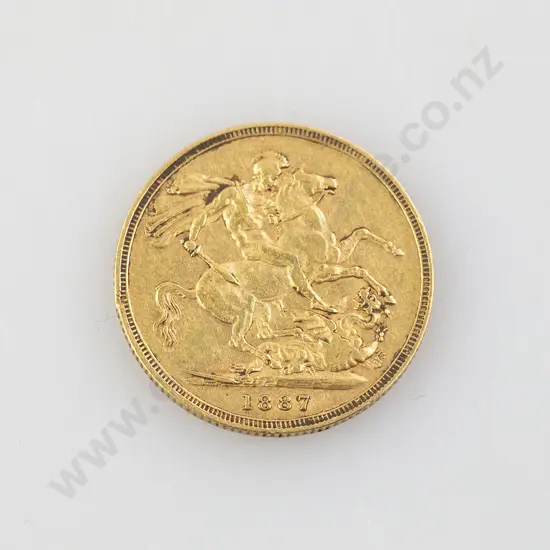 1887 Gold Sovereign