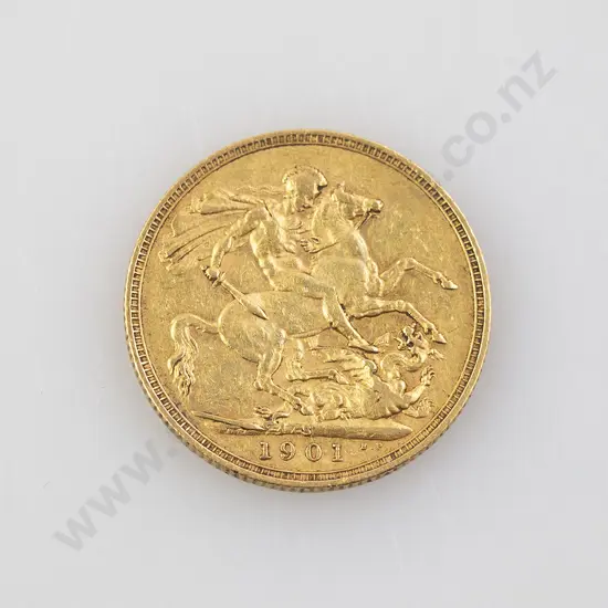 1901 Gold Sovereign