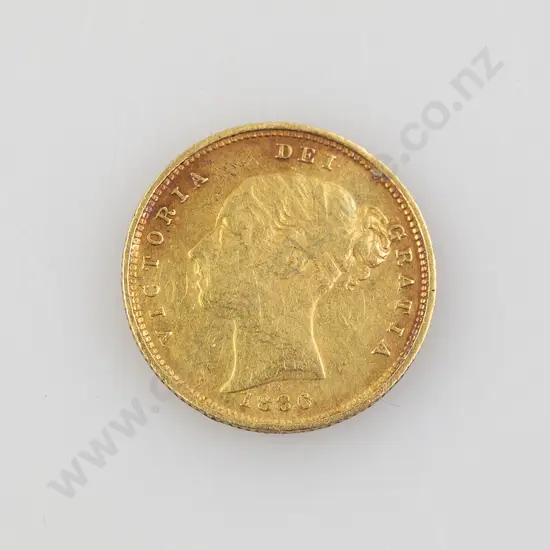 1886 Half Gold Sovereign