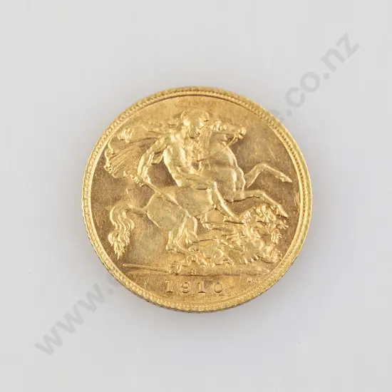 1910 Half Gold Sovereign