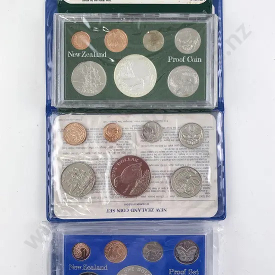 Two NZ Proof Coin Sets