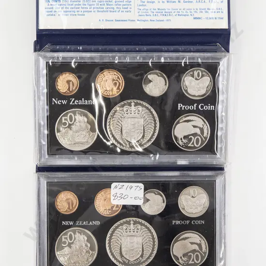 Two NZ Proof Coin Issues